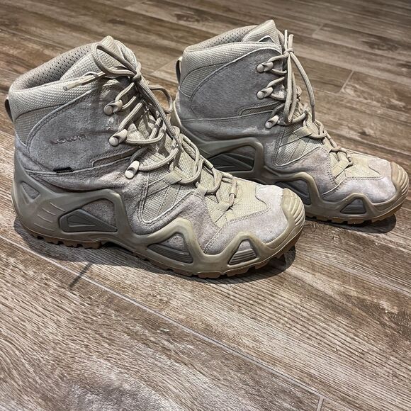 lowa Other - LOWA Zephyr GTX Mid TF Tactical Boots Men’s Size 11 Beige Gore-Tex Waterproof